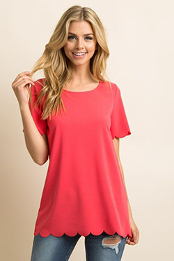 Ideas de vestidos rosas con blusa, top: Traje de camiseta,  Traje rosa,  Atuendos Naranjas  
