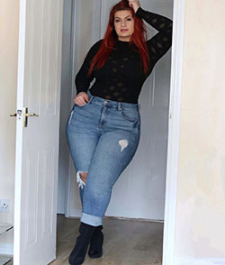Ioana Chira pantalón, denim, jeans outfit elegante: Mezclilla,  chicas calientes de talla grande,  Atuendo De Vaqueros,  Pantalones  