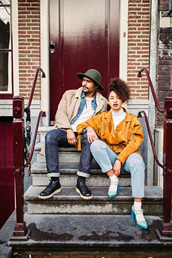Cool Couple Outfits Summer: couple shoot Amsterdam love hot street fashion couple editorial streetwear fashio...: 