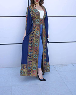 Outfit azul Pinterest con ropa formal, bordado, maxi vestido: Fotografía de moda,  modelo,  vestido largo,  traje azul,  Combinación de jeans y kurti  