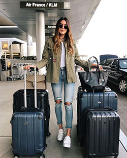 Vestidos ideas viajes verano outfits maletas y bolsos, street fashion: Ideas para vestir en el aeropuerto,  Estilo callejero  
