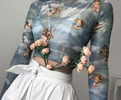 Ideas de ropa con crop top, top: top corto,  Traje de camiseta,  Vestidos transparentes  