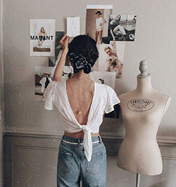 Traje de diseñador con ropa vintage, jeans: Fotografía de moda,  Ropa vintage,  Trajes de moda,  Trajes de cuarentena 2020  