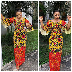 Inspiración de ropa estampada más linda para mujeres afro: Atuendos Ankara,  Atuendo Africano,  Trajes Africanos,  Estilos Asoebi,  vestidos coloridos,  vestidos africanos,  Vestido Estampado  