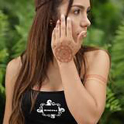 Kit de tatuaje de henna con 5 plantillas de su elección: 