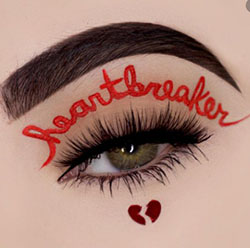 Ideas de maquillaje de San Valentín .?❤️ #HEARTBREAKER .??: 