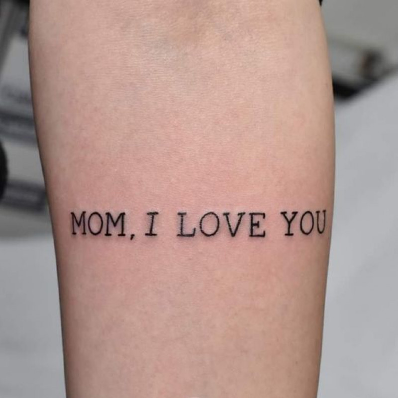 Mamá, te amo ideas de tatuajes para niños: Ideas de tatuajes  