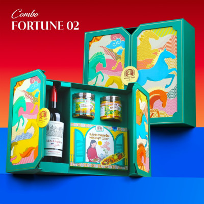 TPNFood Combo Fortune 02 – Lựa chọn quà Tết doanh nghiệp tinh tế 2026: trajes botín,  traje amarillo  