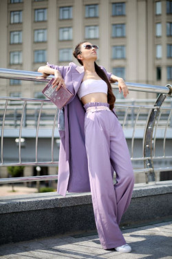 Outfit instagram lila street fashion, cute lilac outfits, pastel dress, casual purple outfit: 