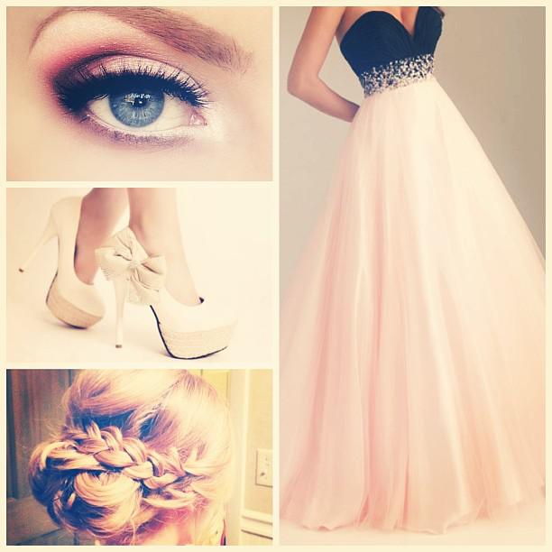 Prom outfit ideas tumblr: ¿Un poco obsesivo con el rosa? ¡Úselo para el baile de graduación! #prom #trajes #ootd #maquillaje #ojo...