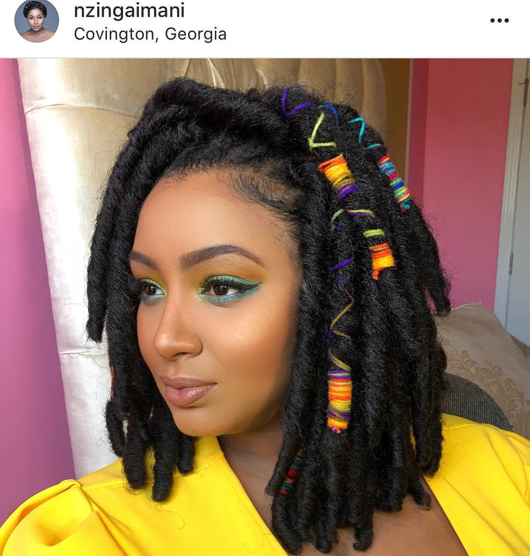 Estilo de chica negra 2018: Ideas de peinado,  trenzas de caja,  Moda Para Niñas Negras,  Ganchillo Locs  