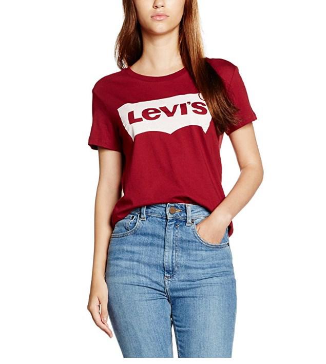 Levi's The Perfect Tee, Camiseta Mujer: Camiseta estampada  
