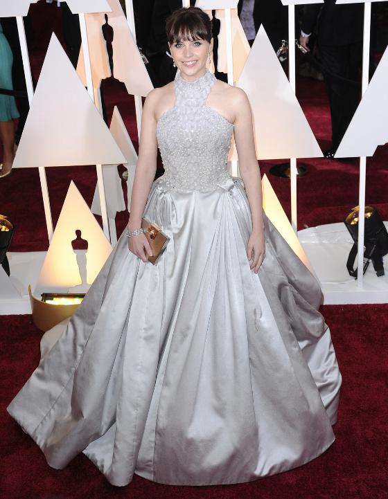 Felicity Jones en Alexander McQueen: 