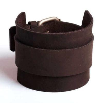 CARISMA IMPURO: pulsera de cuero marrón,  pulsera de cuero tostado,  Cuero marrón o tostado  