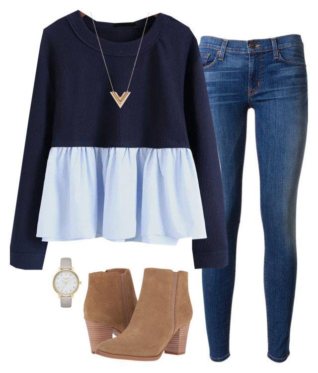 Trajes para la escuela secundaria 2018: Tal vez pedí demasiado por km213 en Polyvore con WithChic, Hudson, Fran...: 
