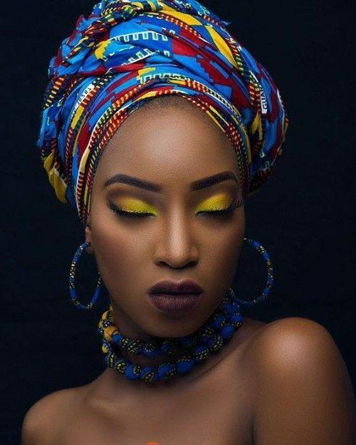 Black Girls Head tie, maquilladora: 