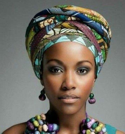 Envolturas africanas para la cabeza. Corbata para la cabeza para niñas negras, envoltura para la cabeza: 