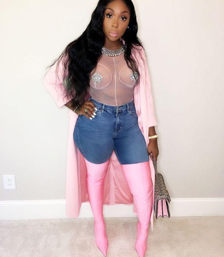 Black Girls Pink M - cintura, jeans, denim, leggings: 