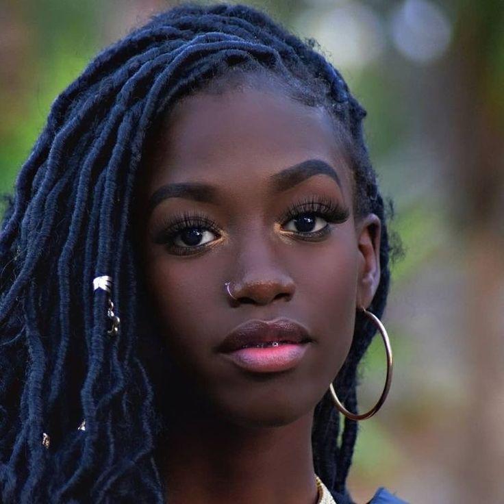 Negro es hermoso. Black Girl Piel oscura, Personas de raza negra
