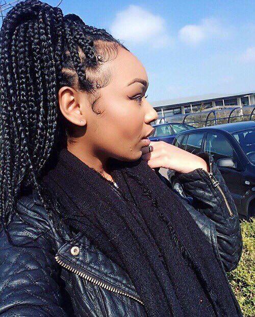 Trenzas Black Girl Box, ¡Grandes trenzas!: Cabello con textura afro,  trenzas de ganchillo,  peinados africanos,  peinados negros  
