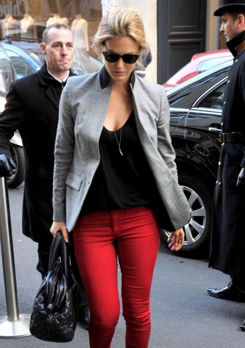 Elegantes Leggings Anticelulíticos con Push up y Cafeína + Vitamina E. la chaqueta gris suaviza el rojo y el negro: Pantalones ajustados,  Informal de negocios,  Blazer a cuadros  