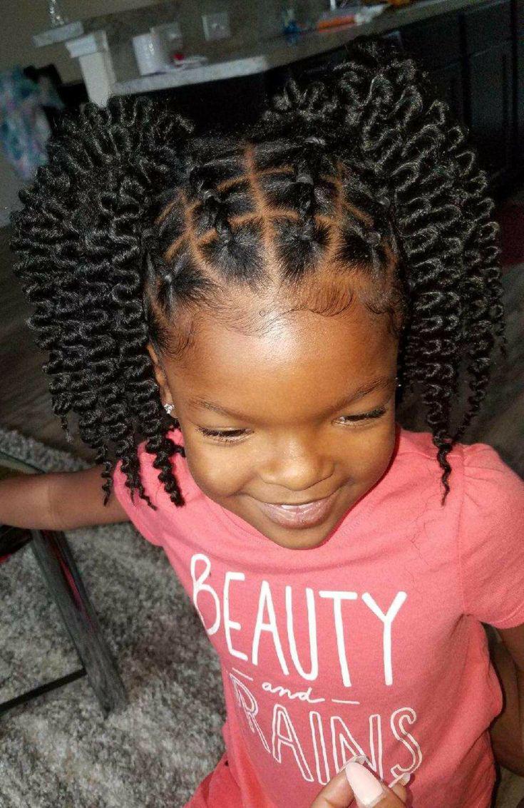 Peinados con textura afro para niña negra: Peinado Para Niñas  