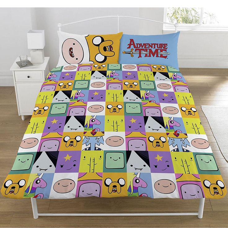 Lindas fundas de ropa de cama Adventure Time para niños: Ropa de cama para niños  