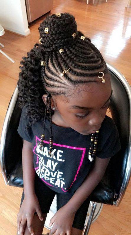 Ideas De Peinados Para Niñas Negro Regreso A La Escuela: Peinado Para Niñas  