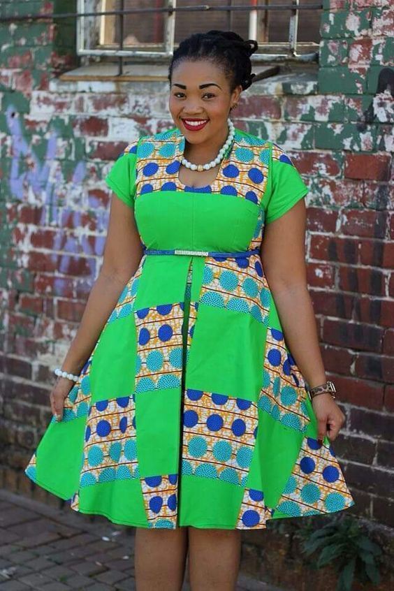 vestidos africanos de moda simple: camarones asos,  Tallas grandes Ankara  