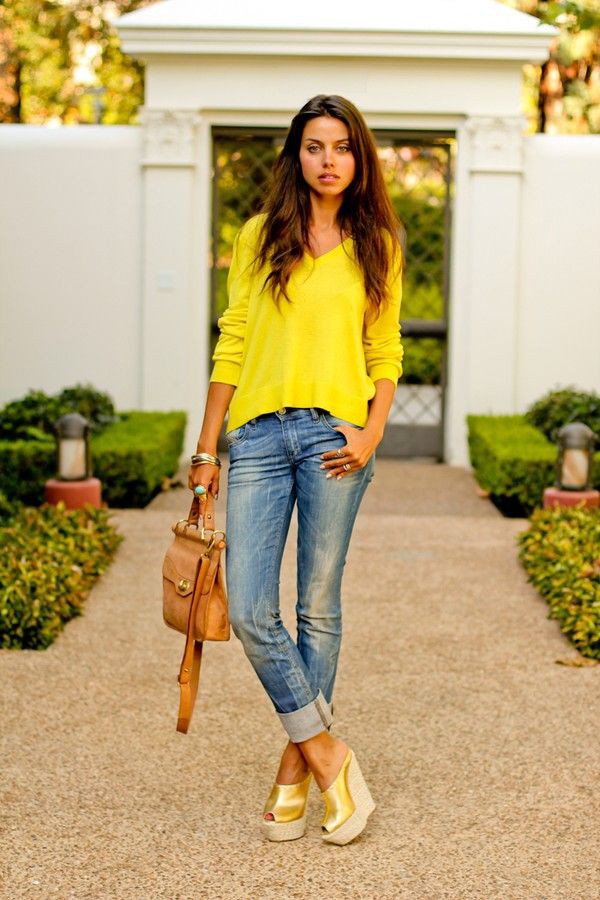 Outfit Con Camisa Amarilla Mujer: Outfits Amarillo Niñas  