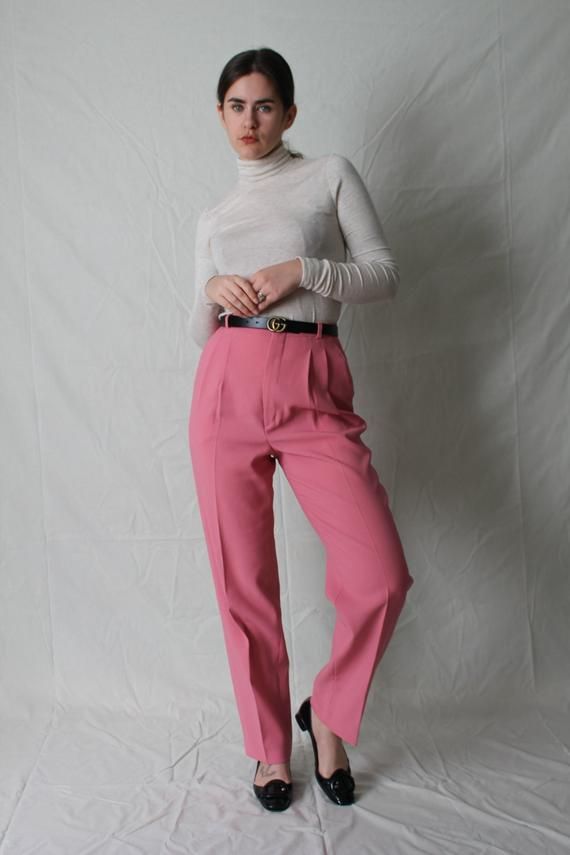 Ideas de traje de pantalón rosa: pantalón rosa  