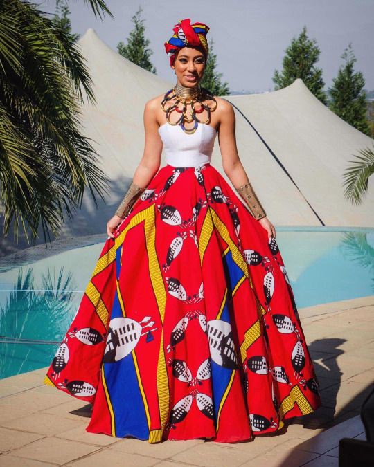 vestidos de novia tradicionales africanos: traje folklórico,  vestido largo ankara  