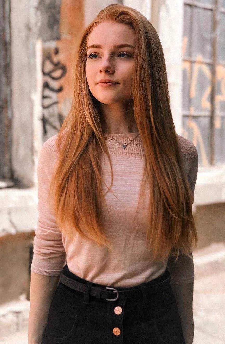 Julia adamenko, Cabello rojo, Cabello castaño: Ideas de peinado,  cabello rojo,  Instagram de chicas guapas  