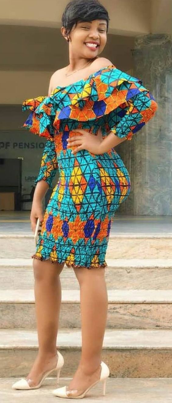 Vestido de Ankara, vestido africano: vestidos africanos,  Ideas de vestidos shweshwe  