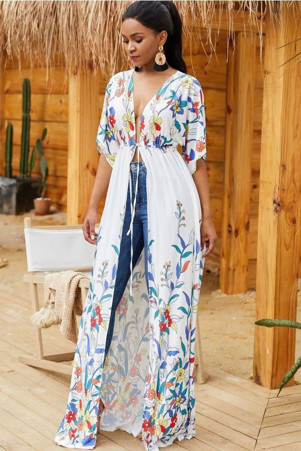 Ideas de vestidos de algodón para el verano de 2019: vestido largo,  Traje de algodón de verano  