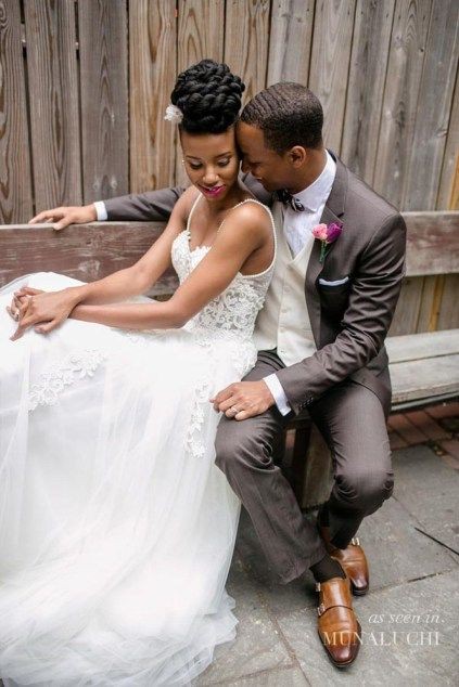vestidos de novia de sirena para niñas africanas: Vestido de novia,  Cabello con textura afro,  Ideas de peinado,  trajes de boda africanos  