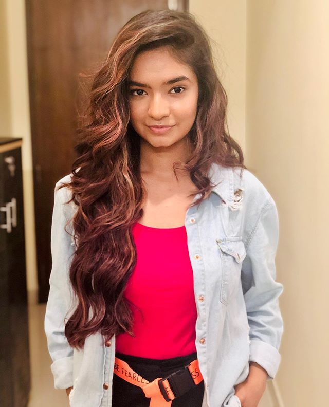 Anushka Sen candentes fotos de Instagram en vestido casual: Anushka Sen.  