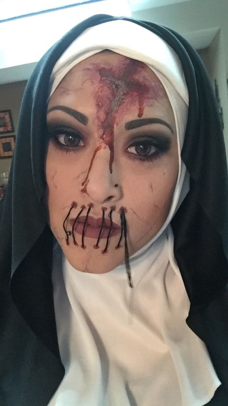 Disfraz de Halloween de monja aterradora, La Monja: disfraz de Halloween,  Disfraz de monja  
