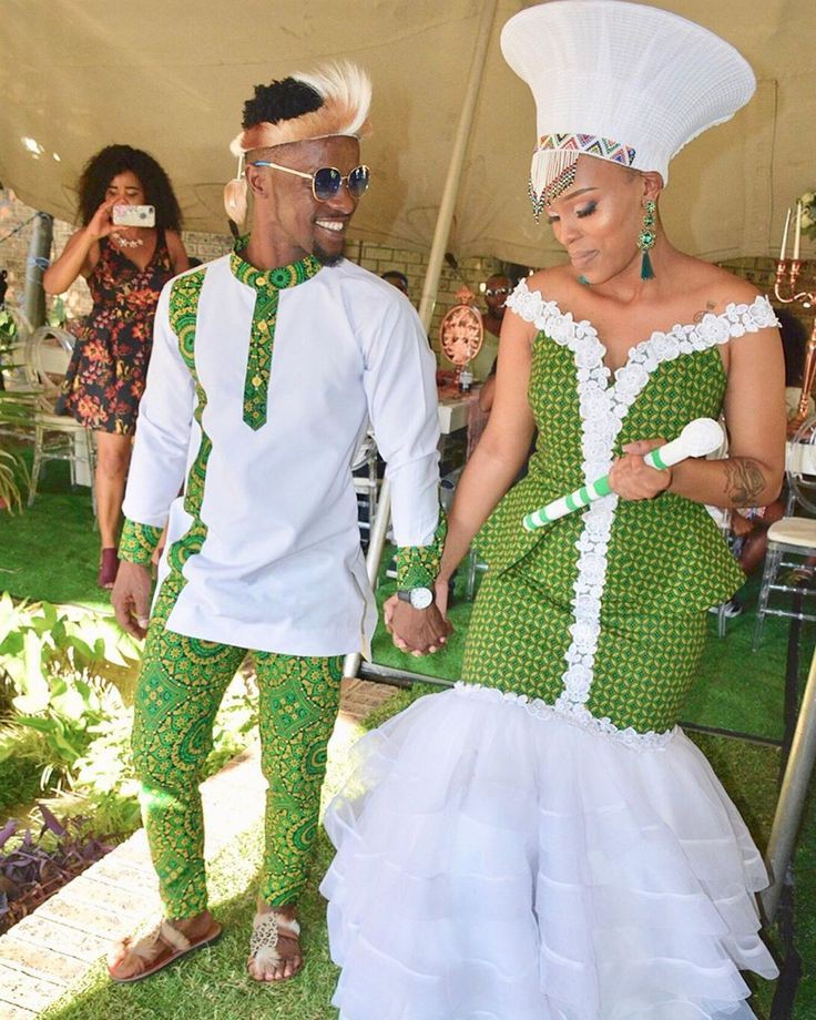 Vestidos de novia tradicionales zulúes modernos: Vestido de novia,  Despedida de soltera,  Vestidos Shweshwe  