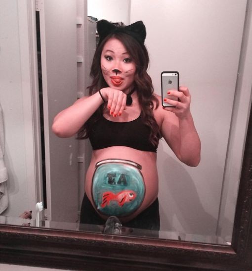 Disfraces De Halloween De Mickey Mouse Embarazada: disfraz de Halloween,  ropa de maternidad,  Disfraces De Halloween Embarazada  