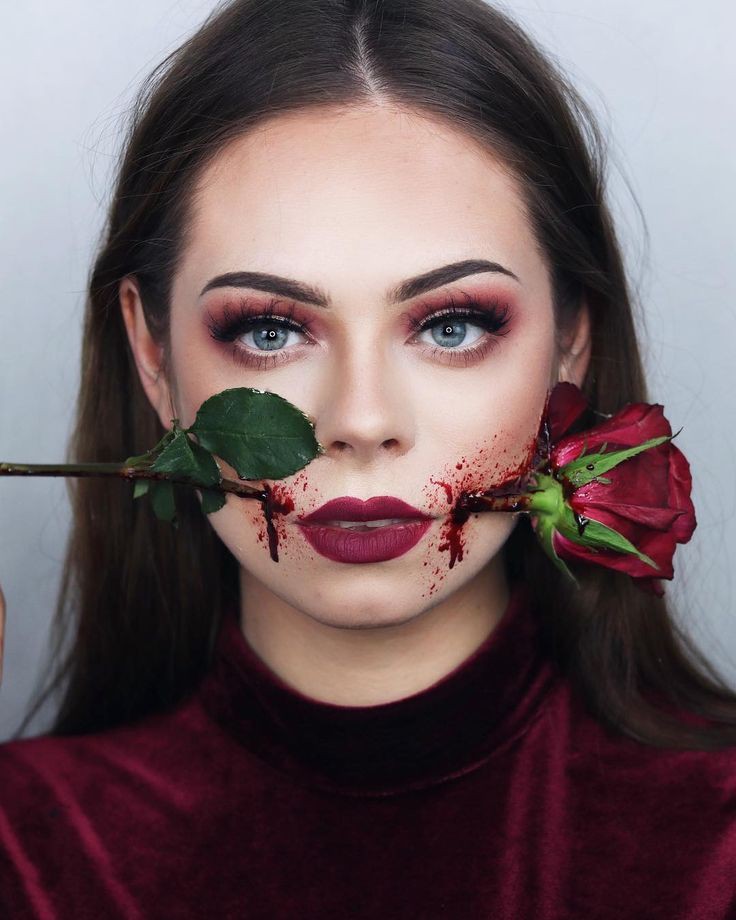 Tutorial de maquillaje de vampiro para Halloween: Maquilladora,  pintura corporal,  maquillaje facial,  Ideas de maquillaje de Halloween  