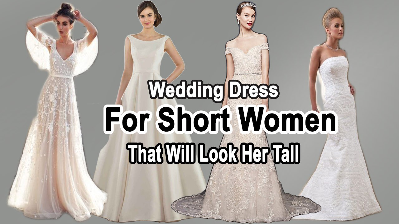 6 vestidos de novia perfectos para mujeres bajitas que la harán alta: 