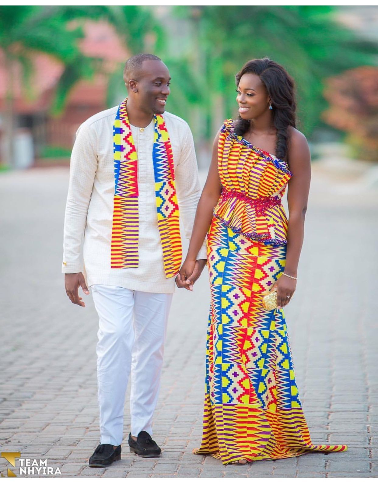 estilos kente de ghana, estampados de cera africanos: Vestido de novia,  vestidos africanos,  paño kente,  Trajes De Pareja Kitenge  