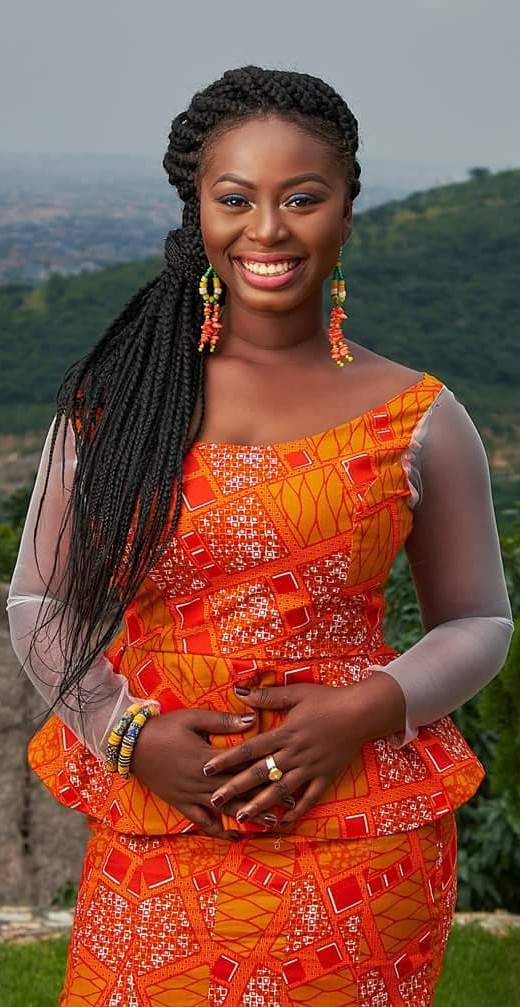 Trajes de fiesta para estilos kaba de Ghana, estampados de cera africanos: vestidos africanos,  paño kente,  Sesión de fotos,  Estilos Kaba  