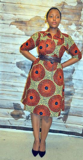 Descubre nuevos modelos de moda, estampados de cera africanos: Vestidos cortos  