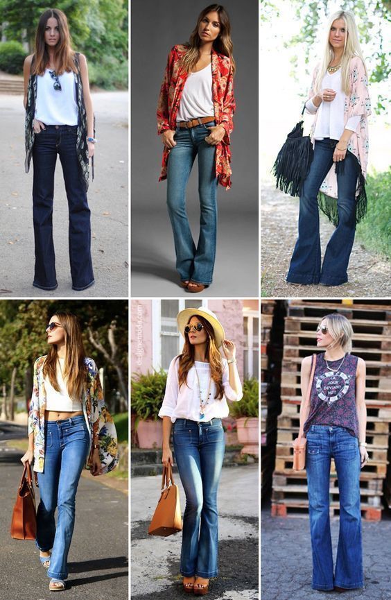 Jeans con corte de bota: 