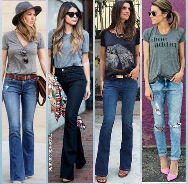 Outfits Con Jeans Bootcut, Bolsillo M: Jeans con corte de bota  
