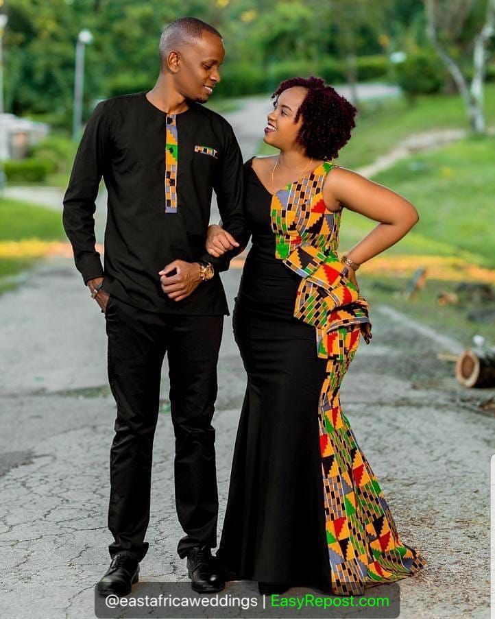 Trajes de boda africanos para parejas.: vestidos africanos,  traje de talla grande,  traje de boda,  Atuendos De Lobola  