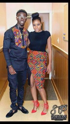 ¿Quieres probar atuendos africanos para parejas, estampados de cera africanos?: Falda de tubo,  pantalones bombachos,  Trajes De Pareja Kitenge  