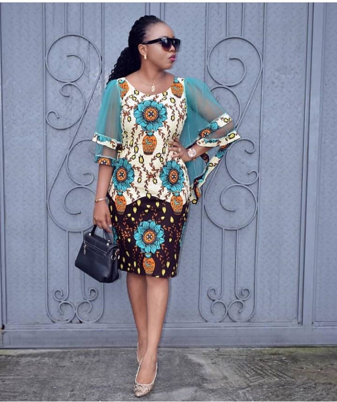 Consigue este look modelo de moda, estampados de cera africana: vestidos de coctel,  Fotografía de moda,  vestidos africanos,  Desfile de moda,  Vestidos cortos,  Ropa formal  